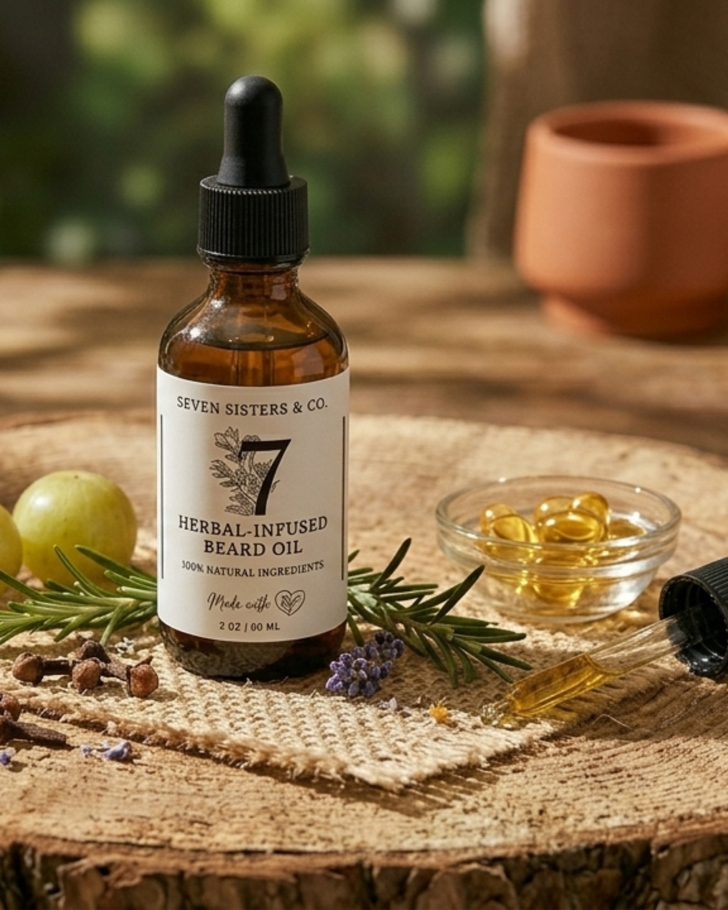 Brothers Collection™ Herbal-Infused Beard Oil for Men